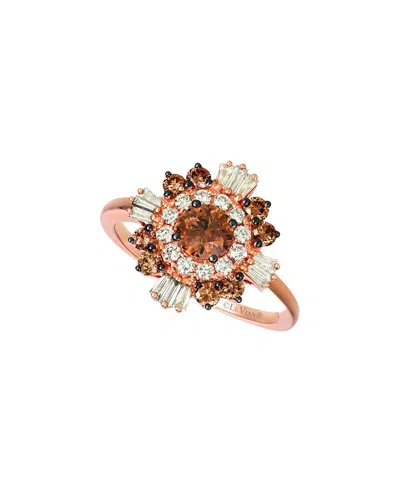 Le Vian Natural Diamonds 14k 0.12 Ct. Tw. Diamond Ring In Pink/rose Gold Tone/gold Tone