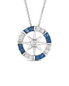 Le Vian ® Nautical Collection 14k 0.40 Ct. Tw. Diamond & Sapphire Pendant