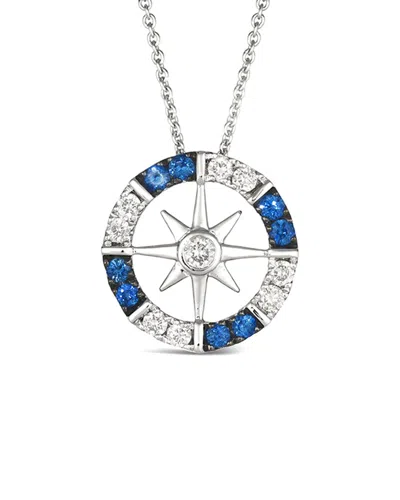 Le Vian ® Nautical Collection 14k 0.40 Ct. Tw. Diamond & Sapphire Pendant