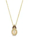 Le Vian ® Neopolitan Opal™ 14k 0.84 Ct. Tw. Diamond & Opal Pendant
