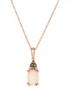 Le Vian ® Neopolitan Opal™ 14k Rose Gold 0.83 Ct. Tw. Diamond & Opal Pendant