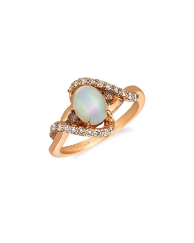Le Vian ® Neopolitan Opal™ 14k Rose Gold 0.99 Ct. Tw. Diamond & Opal Ring