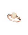 Le Vian ® Neopolitan Opal™ 14k Rose Gold 1.23 Ct. Tw. Diamond & Opal Ring