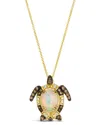 Le Vian ® Neopolitan Opal™ 18k 1.34 Ct. Tw. Diamond & Opal Pendant
