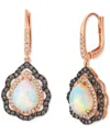Le Vian Neopolitan Opal (2-1/2 Ct. T.w.), Nude Diamond (1/3 Ct. T.w.) & Chocolate Diamond (1/2 Ct. T.w.) Ear In Rose Gold