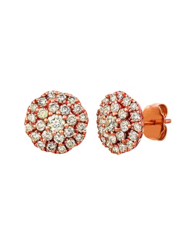 Le Vian ® Nude Cluster 14k Rose Gold 1.07 Ct. Tw. Diamond Earrings
