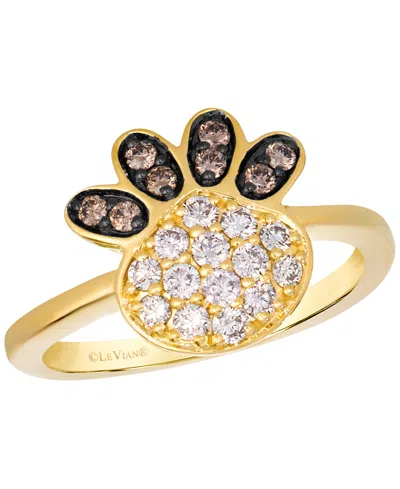 Le Vian Nude Diamond (0.39 Ct. T.w.) & Chocolate Diamond (0.15 Ct. T.w.) Ring In 14k Honey Gold