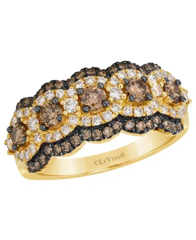 Le Vian Nude Diamond (0.42 Ct. T.w.) & Chocolate Diamond (0.80 Ct. T.w.) Ring In 14k Honey Gold