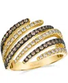 Le Vian Nude Diamond (0.62 Ct. T.w.) And Chocolate Diamond (0.64 Ct. T.w.) Ring In 14k Honey Gold In Gold