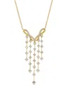 Le Vian Nude Diamond Dangling Adjustable 19" Statement Necklace (1-1/4 Ct. T.w.) In 14k Rose Gold In Gold
