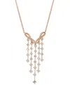 Le Vian Nude Diamond Dangling Adjustable 19" Statement Necklace (1-1/4 Ct. T.w.) In 14k Rose Gold In Gold