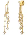 Le Vian Nude Diamond Dangling Drop Earrings (1 Ct. T.w.) In 14k Rose Gold In Gold