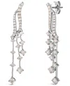 Le Vian Nude Diamond Dangling Drop Earrings (1 Ct. T.w.) In 14k Rose Gold In Metallic