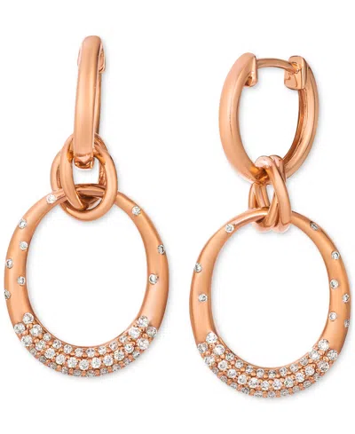 Le Vian Nude Diamond Doorknocker Drop Earrings (3/8 Ct. T.w.) In 14k Rose Gold