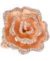 Le Vian Nude Diamond Rose Statement Ring (1 Ct. T.w.) In 14k Rose Gold In Rose Gold