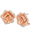 Le Vian Nude Diamond Rose Stud Earrings (1-1/20 Ct. T.w.) In 14k Rose Gold In Yellow Gold