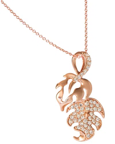 Le Vian ® Nude Diamonds 14k Rose Gold 0.52 Ct. Tw. Diamond Pendant Necklace