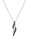 LE VIAN LE VIAN® NUDE PALETTE 14K 0.24 CT. TW. DIAMOND & SAPPHIRE PENDANT