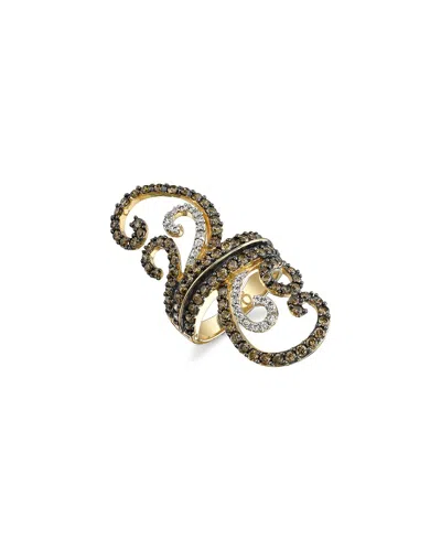 Le Vian ® Ocean Wave 14k 2.19 Ct. Tw. Diamond Half-eternity Ring In Black
