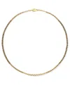 Le Vian Ombre Chocolate Ombre Diamond 18" Tennis Necklace (5-1/2 Ct. T.w.) In 14k Rose Gold In Gold
