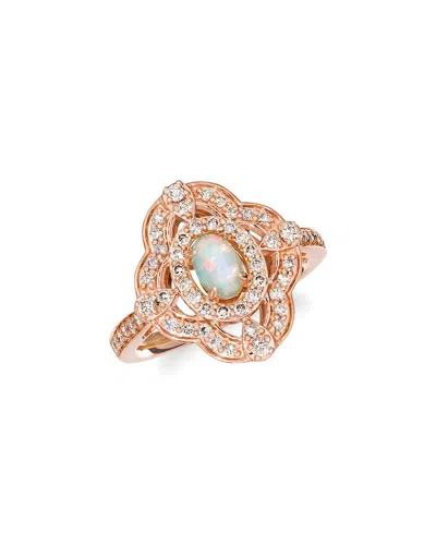 Le Vian ® Opal 14k Rose Gold 0.80 Ct. Tw. Diamond & Opal Ring