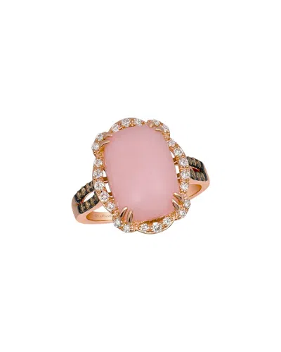 Le Vian ® Opal 14k Rose Gold 5.65 Ct. Tw. Diamond & Pink Opal Cocktail Ring