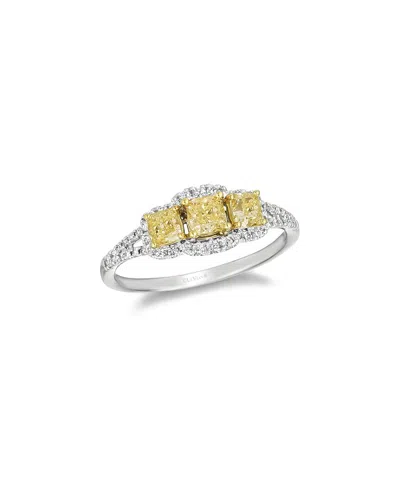 Le Vian Optimism 14k Two-tone 0.69 Ct. Tw. Diamond Ring In Silver