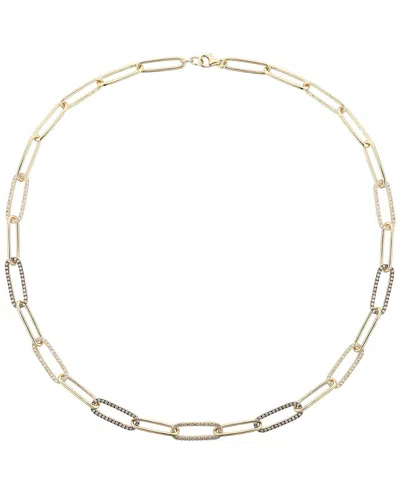 LE VIAN LE VIAN® PAPERCLIP 14K 2.01 CT. TW. DIAMOND NECKLACE