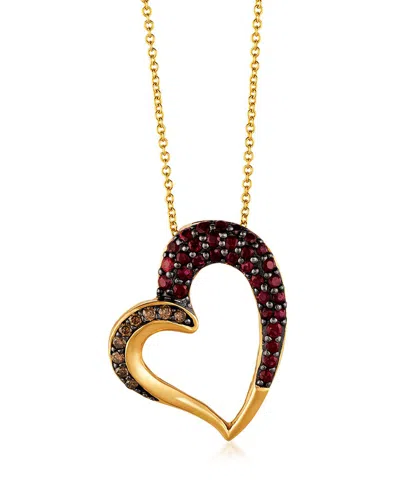 Le Vian ® Passion Ruby™ 14k 0.62 Ct. Tw. Diamond & Ruby Heart Pendant