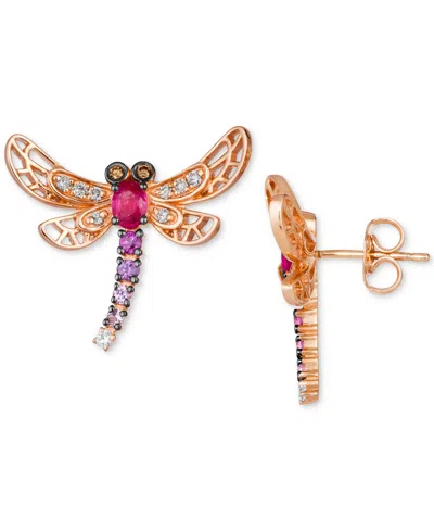 Le Vian Passion Ruby (3/8 Ct. T.w.), Strawberry Ombre (1/5 Ct. T.w.), Nude Diamonds (1/8 Ct. T.w.), White Sa In No Color