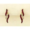 Le Vian Passion Ruby Earrings Set In 14k Honey Gold In Red