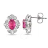 Le Vian Passion Ruby Earrings Set In 14k Vanilla Gold In Red
