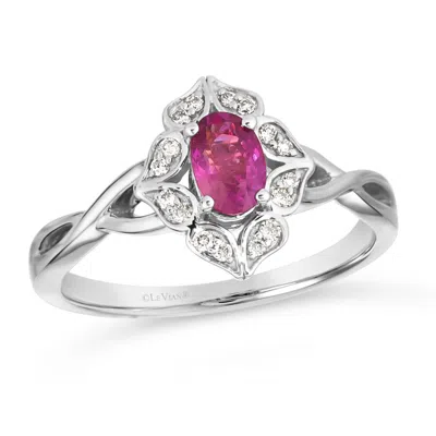 Le Vian Passion Ruby Ring Set In 14k Vanilla Gold In Metallic