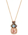 Le Vian ® Pastels 14k Rose Gold 1.53 Ct. Tw. Diamond & Morganite Pendant