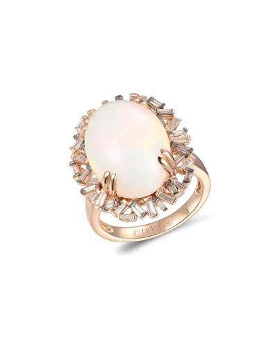 Le Vian Pastels 14k Rose Gold 6.29 Ct. Tw. Diamond & Opal Ring