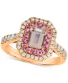 Le Vian Peach Morganite (1 Ct. T.w.), Passion Fruit Tourmaline (1/3 Ct. T.w.), & Nude Diamond (3/8 Ct. T.w.)
