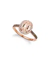 Le Vian ® Peach Morganite™ 14k Rose Gold 1.58 Ct. Tw. Diamond & Morganite Ring