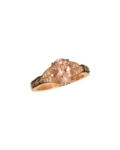 Le Vian ® Peach Morganite™ 14k Rose Gold 1.64 Ct. Tw. Diamond & Morganite Ring