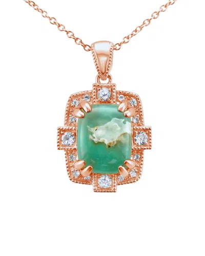 Le Vian ® Peacock 14k Rose Gold 2.30 Ct. Tw. Gemstone Pendant Necklace