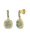 Le Vian ® Peacock Aquaprase™ 14k 2.87 Ct. Tw. Diamond & Aquaprase Candy Drop Earrings In Green
