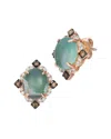Le Vian ® Peacock Aquaprase™ 14k Rose Gold 4.38 Ct. Tw. Diamond & Aquaprase Candy Cocktail Earrings