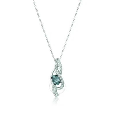 Le Vian Pendant Gray Spinel In White
