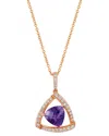 Le Vian Periwinkle 14k 1.83 Ct. Tw. Diamond & Amethyst Pendant