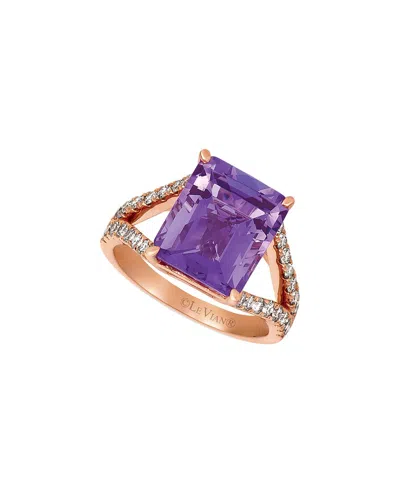 Le Vian ® Periwinkle 14k 6.17 Ct. Tw. Diamond & Amethyst Ring In Purple
