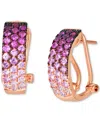 Le Vian Pink Sapphire (1-1/4 Ct. T.w.) Ombre Earrings In 14k Strawberry Gold In Gold