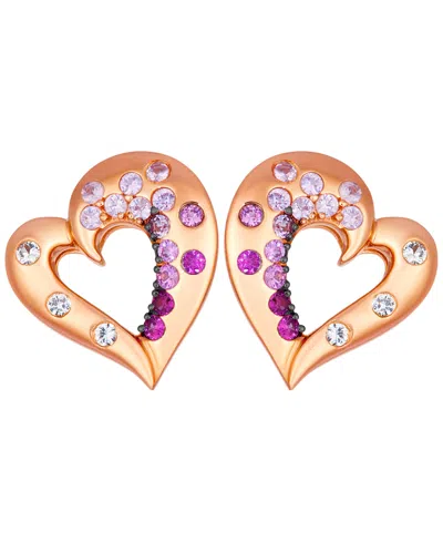 Le Vian Pink Sapphire & White Sapphire (5/8 Ct. T.w.) Earrings In 14k Strawberry Gold