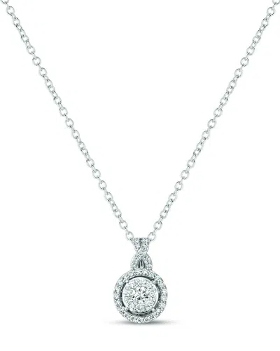 Le Vian ® Platinum 0.27 Ct. Tw. Diamond Pendant Necklace In Metallic