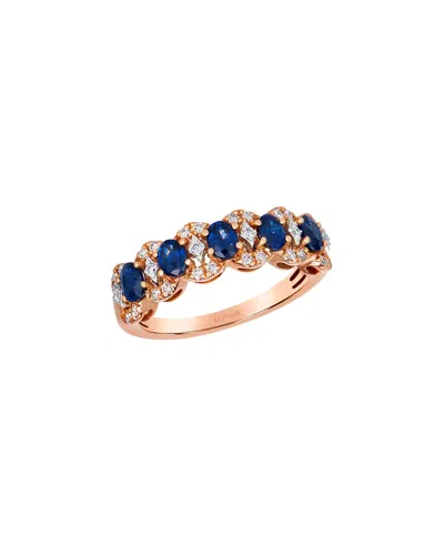Le Vian ® Platinum & 14k 1.29 Ct. Tw. Diamond & Sapphire Ring In Gold