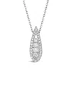 Le Vian 95% Platinum Pend 0.54 Dia In Metallic