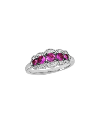 Le Vian ® Raspberry 14k 0.85 Ct. Tw. Diamond & Ruby Ring In Metallic